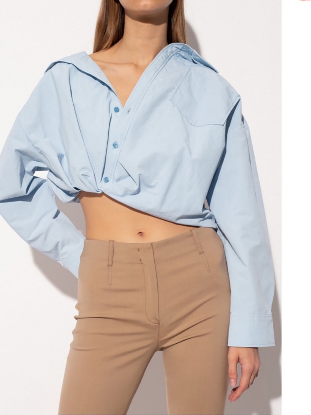 Jacquemus Blue 'La Chemise Mejean' Shirt